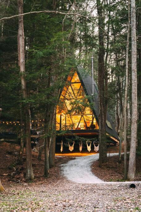Dunlap Hollow A-Frame Rockbridge Exterior photo