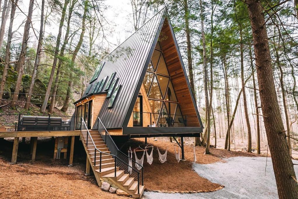 Dunlap Hollow A-Frame Rockbridge Exterior photo