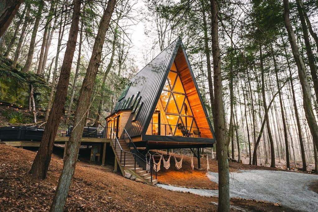 Dunlap Hollow A-Frame Rockbridge Exterior photo